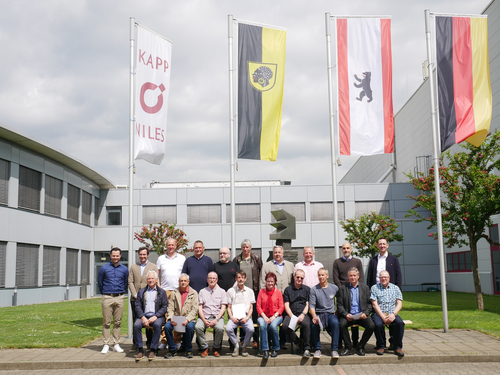 Jubilarinnen und Jubilare bei KAPP NILES in Berlin 2022
